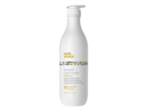 MILK_SHAKE Sweet Camomile Shampoo Šampūnas Šviesintiems plaukams, 1000 ml